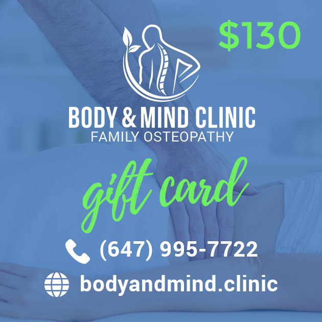 Osteopathy Massage Gift Card 130